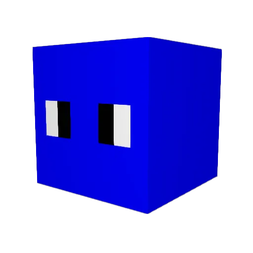 PageUpas Minecraft avatar head, 3D render