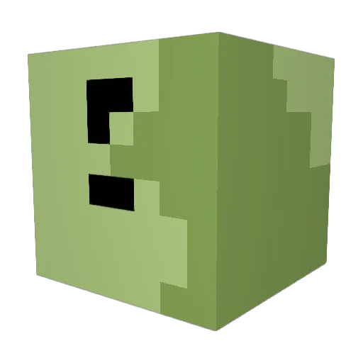 Pagerio Minecraft avatar head, 3D render