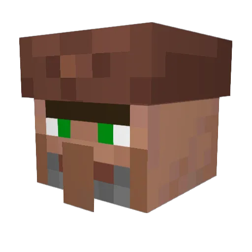 Pagguccino Minecraft avatar head, 3D render