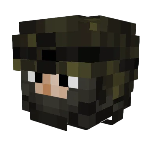 Pagliaccetta88 Minecraft avatar head, 3D render