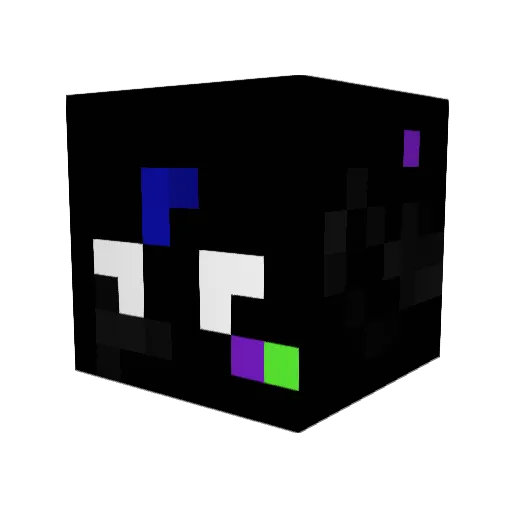 Pagoo_G Minecraft avatar head, 3D render