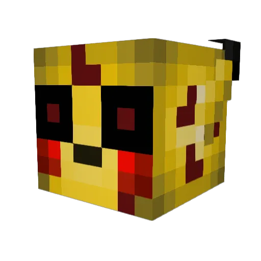 PaiNRoX Minecraft avatar head, 3D render