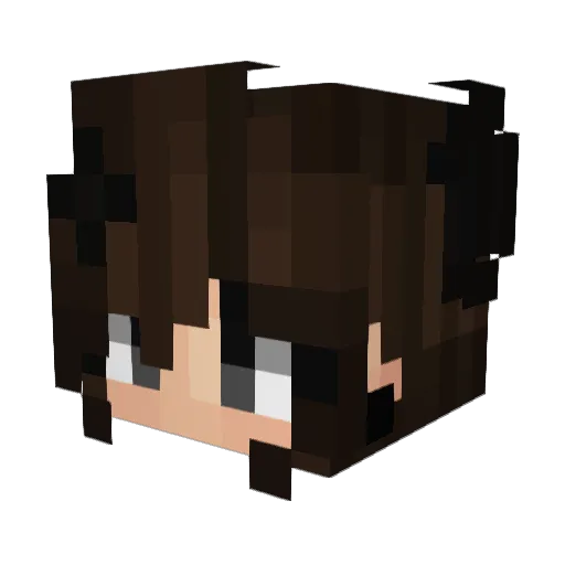Paige_Hathaway Minecraft avatar head, 3D render