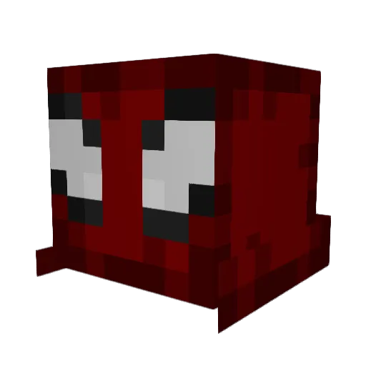 Paijin Minecraft avatar head, 3D render