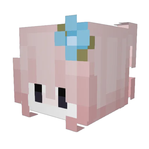 PailoPal Minecraft avatar head, 3D render