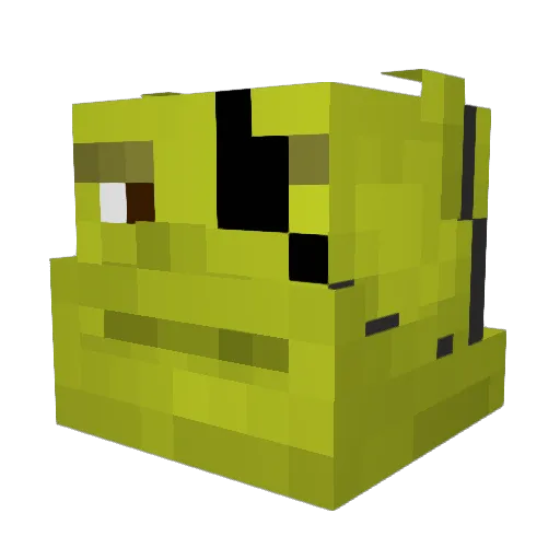Pain4655 Minecraft avatar head, 3D render