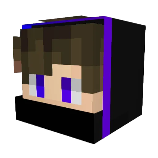 PainGangz Minecraft avatar head, 3D render