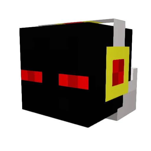 PainNagony Minecraft avatar head, 3D render