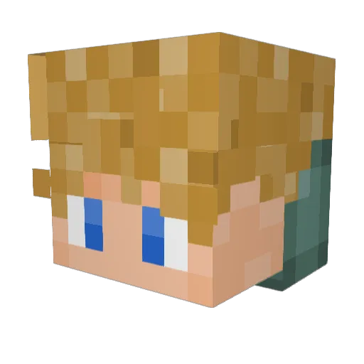 Pain_4_U Minecraft avatar head, 3D render