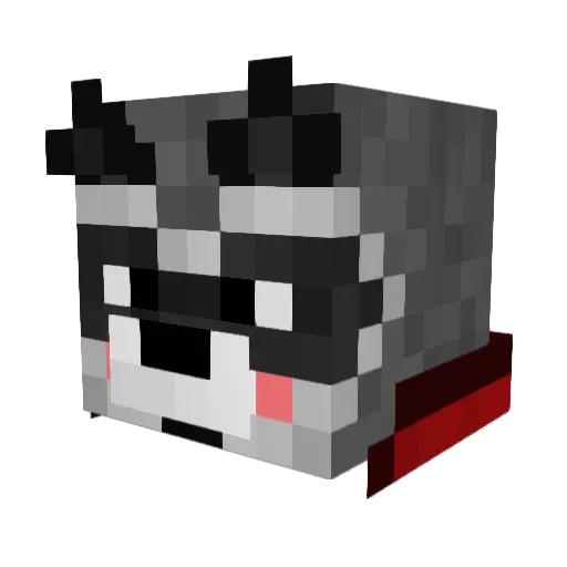 Pain_Remains Minecraft avatar head, 3D render