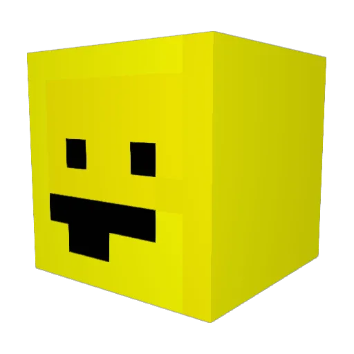 Paindemi_ Minecraft avatar head, 3D render