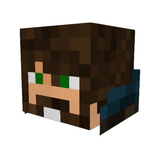 Painkiller6785 Minecraft avatar head, 3D render