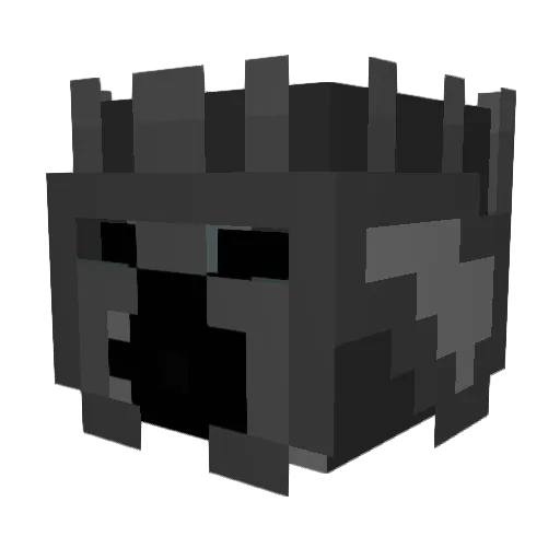 Paiwl Minecraft avatar head, 3D render