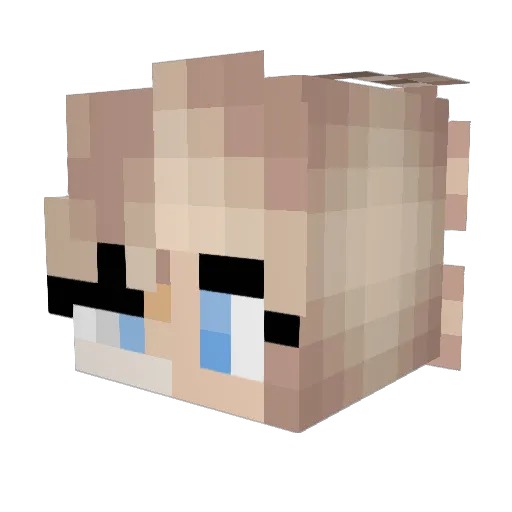 Pajama_Bottoms Minecraft avatar head, 3D render