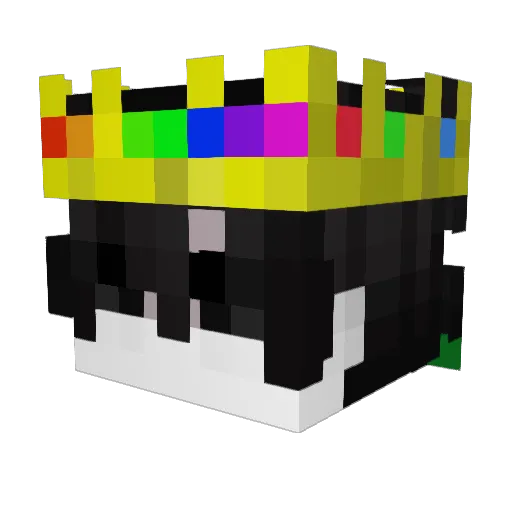 Pajda36 Minecraft avatar head, 3D render