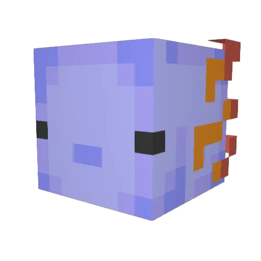 Pakisam Minecraft avatar head, 3D render