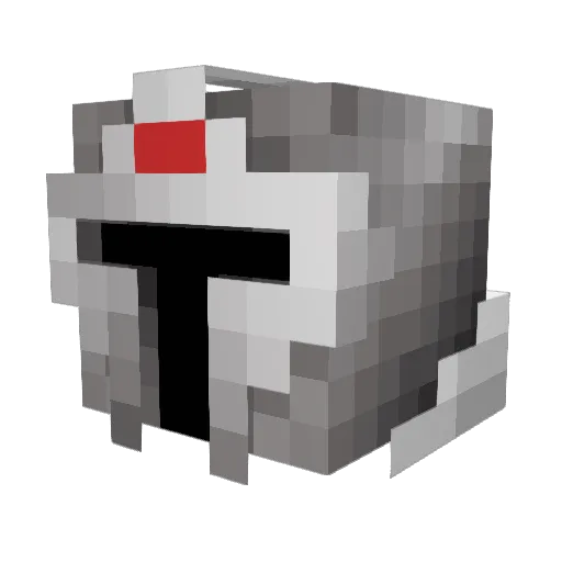 PaladinPlay Minecraft avatar head, 3D render