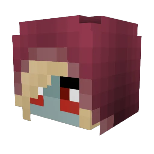 Palagos2000 Minecraft avatar head, 3D render