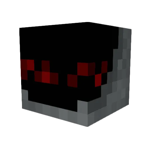 Palaside Minecraft avatar head, 3D render