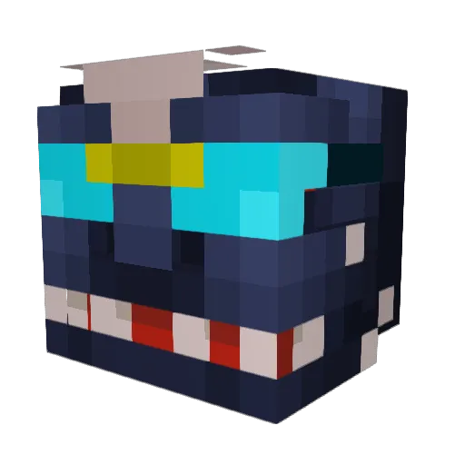 PalatialCaravan Minecraft avatar head, 3D render