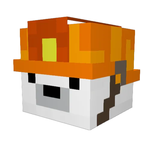 Paldexx Minecraft avatar head, 3D render