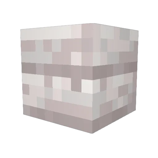 PaleOakShelf Minecraft avatar head, 3D render