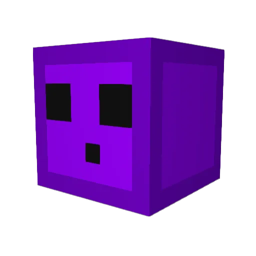 Paleciarz Minecraft avatar head, 3D render