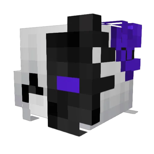 Paliita Minecraft avatar head, 3D render