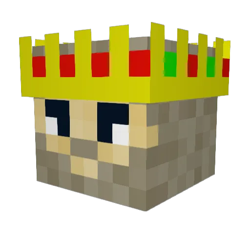 Palipata_QC Minecraft avatar head, 3D render