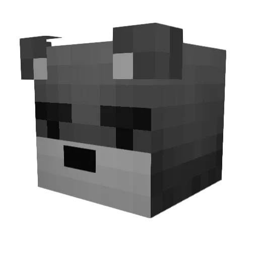 Palkia_ Minecraft avatar head, 3D render