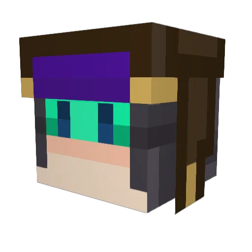 Palko_PX Minecraft avatar head, 3D render