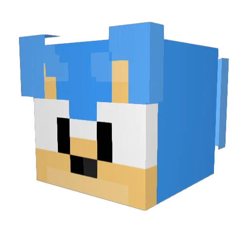 Pallegamer12 Minecraft avatar head, 3D render