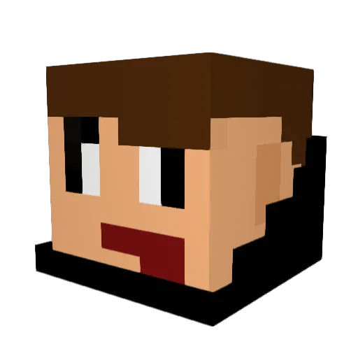 Pallimasi5 Minecraft avatar head, 3D render