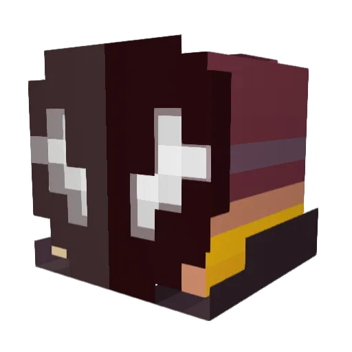 Pallster27 Minecraft avatar head, 3D render