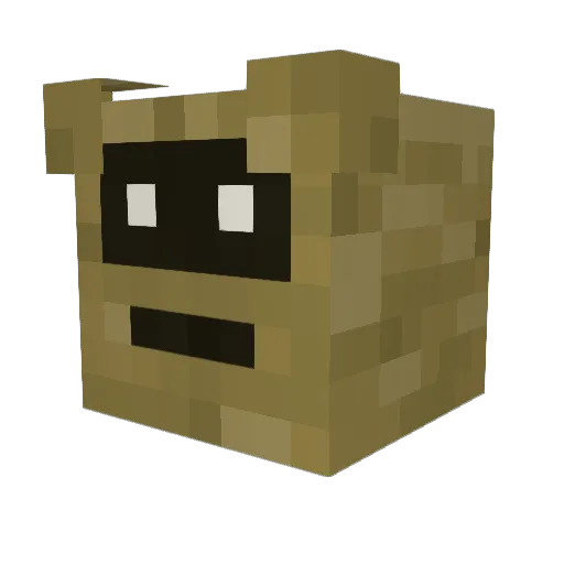 PalmSundae124 Minecraft avatar head, 3D render