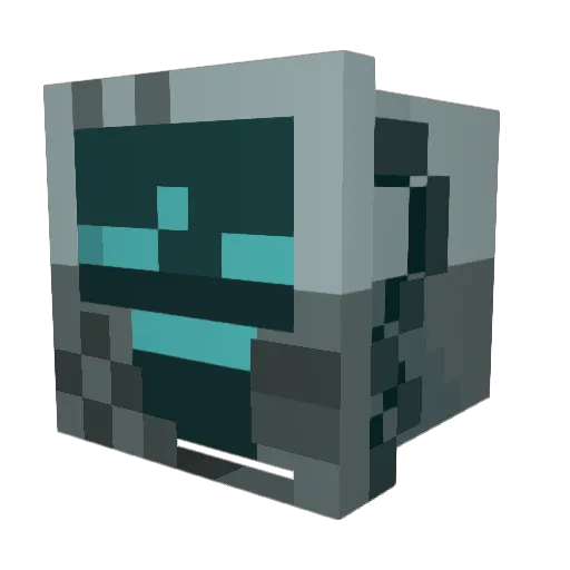 PalmTree43 Minecraft avatar head, 3D render