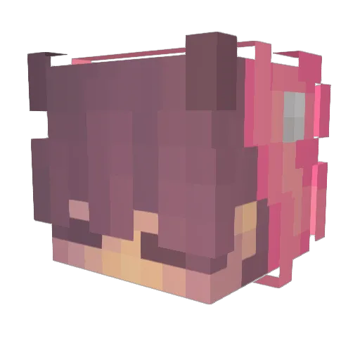 Palm_Boy Minecraft avatar head, 3D render