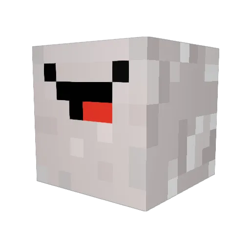 Palmac06 Minecraft avatar head, 3D render