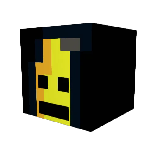 Palmen08 Minecraft avatar head, 3D render