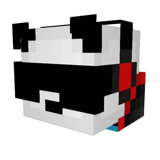 PalmitoBR209 Minecraft avatar head, 3D render