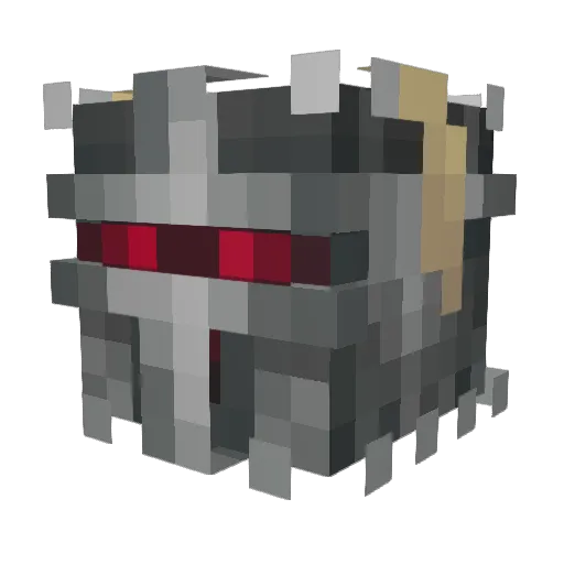 Palmoleum Minecraft avatar head, 3D render