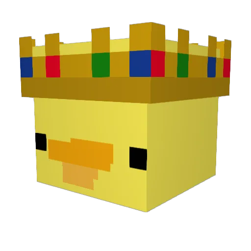 PalomoMPC Minecraft avatar head, 3D render