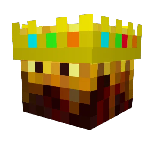 Pamyar Minecraft avatar head, 3D render