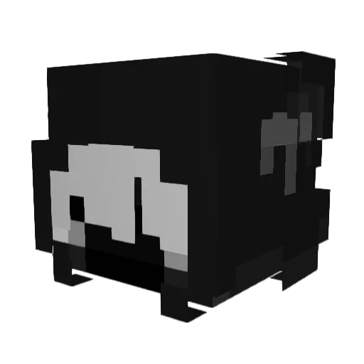 Pan182 Minecraft avatar head, 3D render