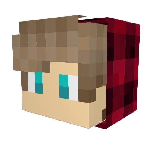 Pan7erA99 Minecraft avatar head, 3D render