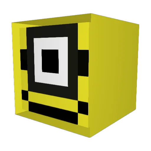 PanDeVida Minecraft avatar head, 3D render