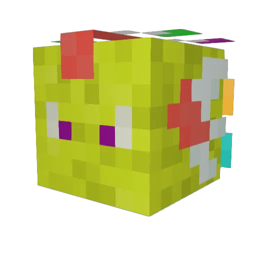 PanDur0 Minecraft avatar head, 3D render