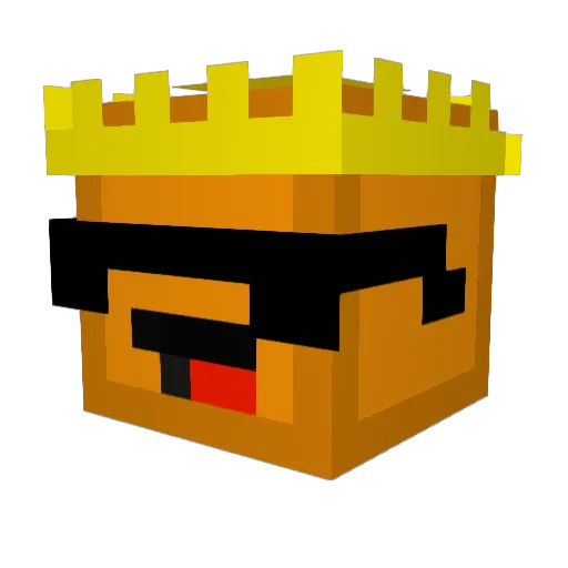 PanJakes Minecraft avatar head, 3D render