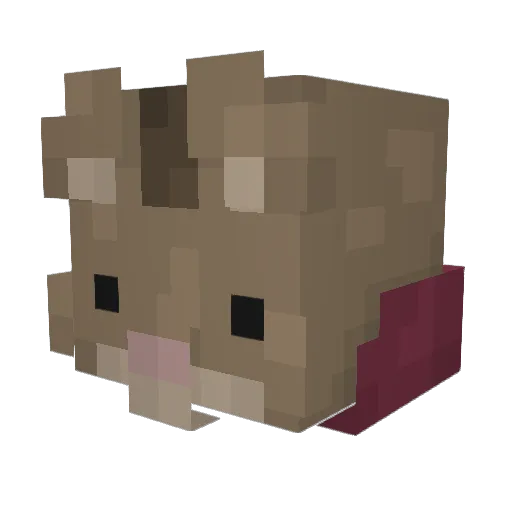 PanMartini Minecraft avatar head, 3D render