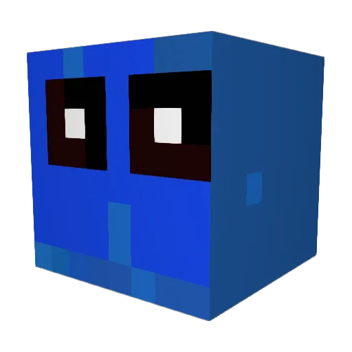 PanPoduszka Minecraft avatar head, 3D render